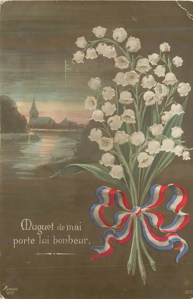 Muguet de mai — bringt Glück — Myssotia n°105 - Vorderseite