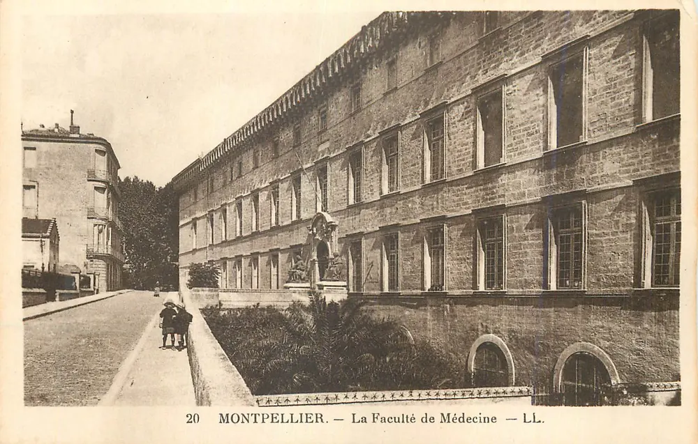 Montpellier — A Faculdade de Medicina — LL. - Frente