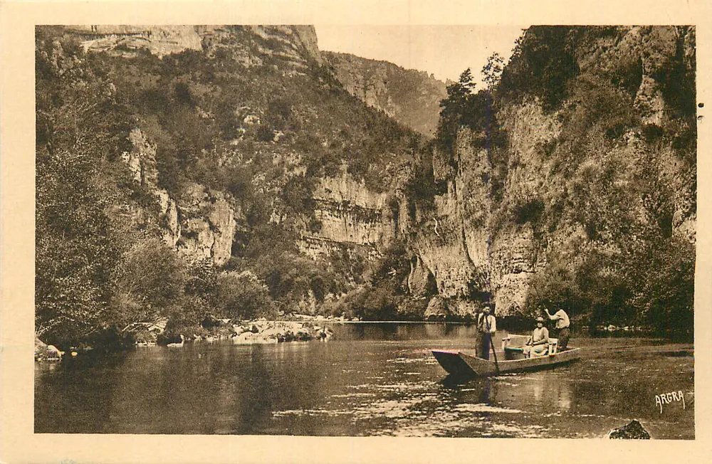 Canal das Gorges do Verdon — vista panorâmica — ARGRA - Frente
