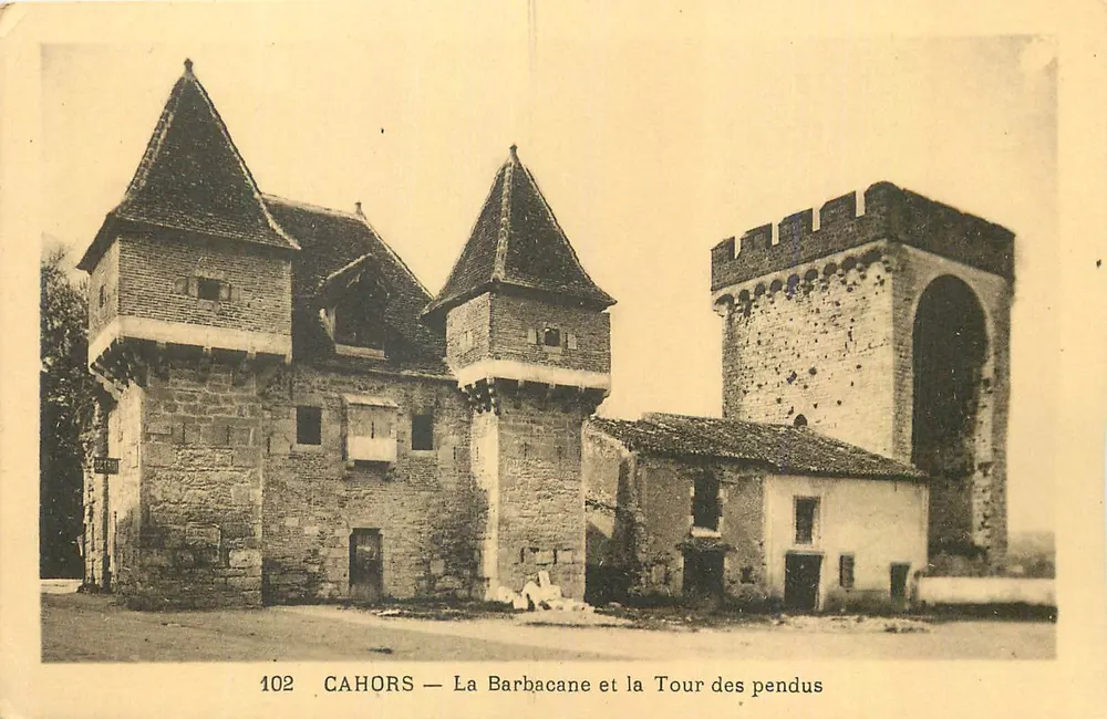 Cahors — Die Barbacane und die Turm der Hängenden — n° 102 - Vorderseite
