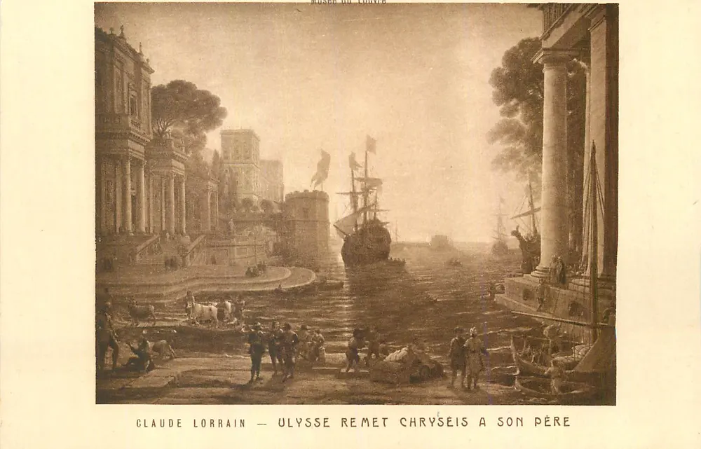 Claude Lorrain — Ulysses gibt Chryseïs ihrem Vater zurück — Musée du Louvre - Vorderseite