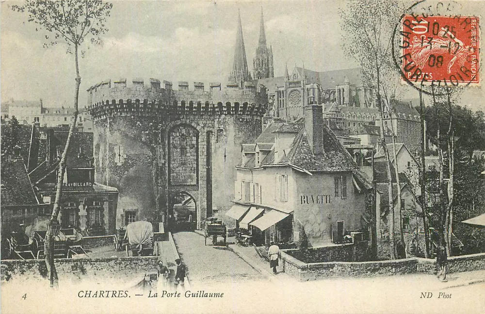 Chartres — A Porta Guillaume — Feer Billard - Frente