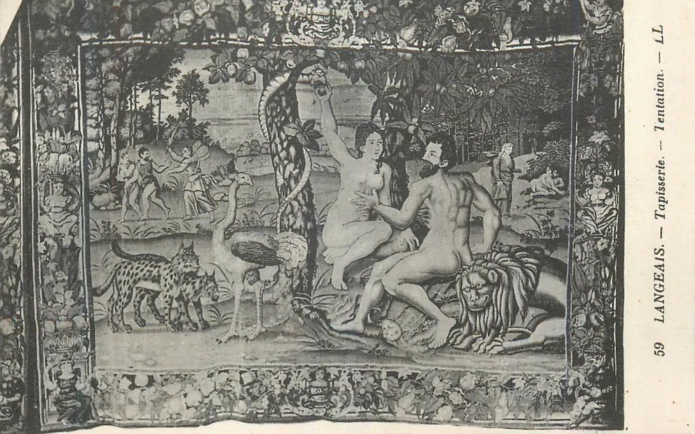 Die Versuchung — Wandteppich — Langeais - Vorderseite