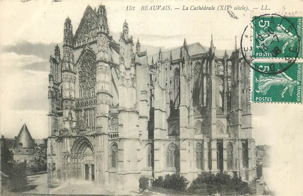 Beauvais — A Catedral (Século XIV) — LL. — N° 152 - Frente