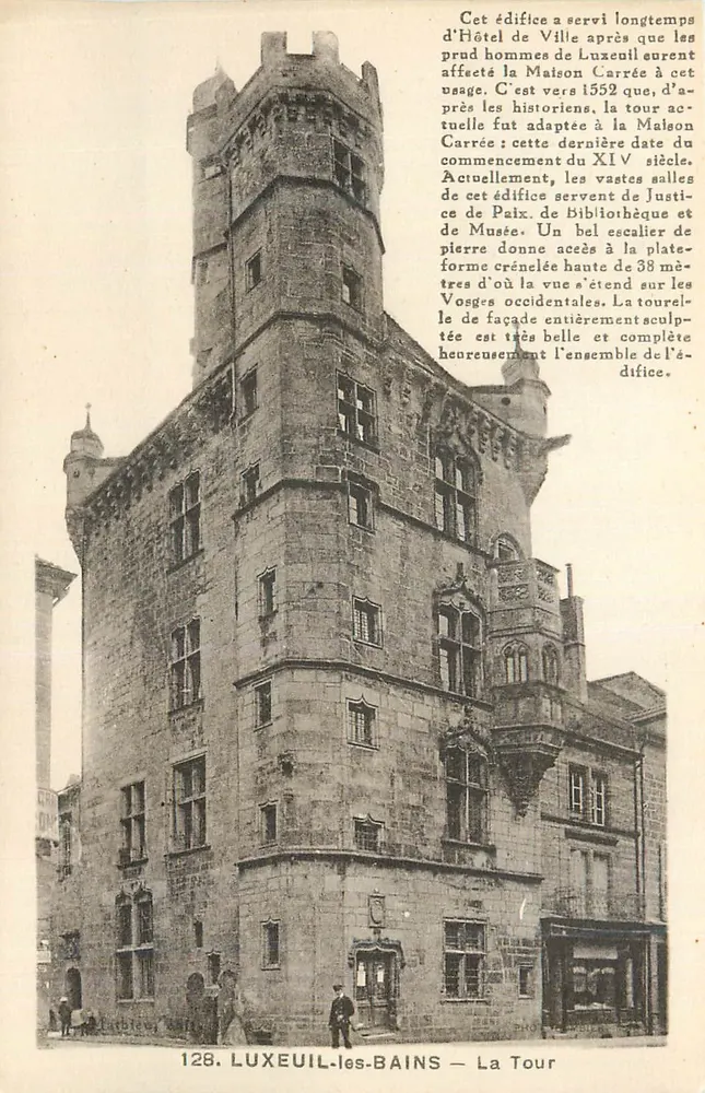 LUXEUIL-les-BAINS — A Torre — Editor Lutbilew, n° 128 - Frente