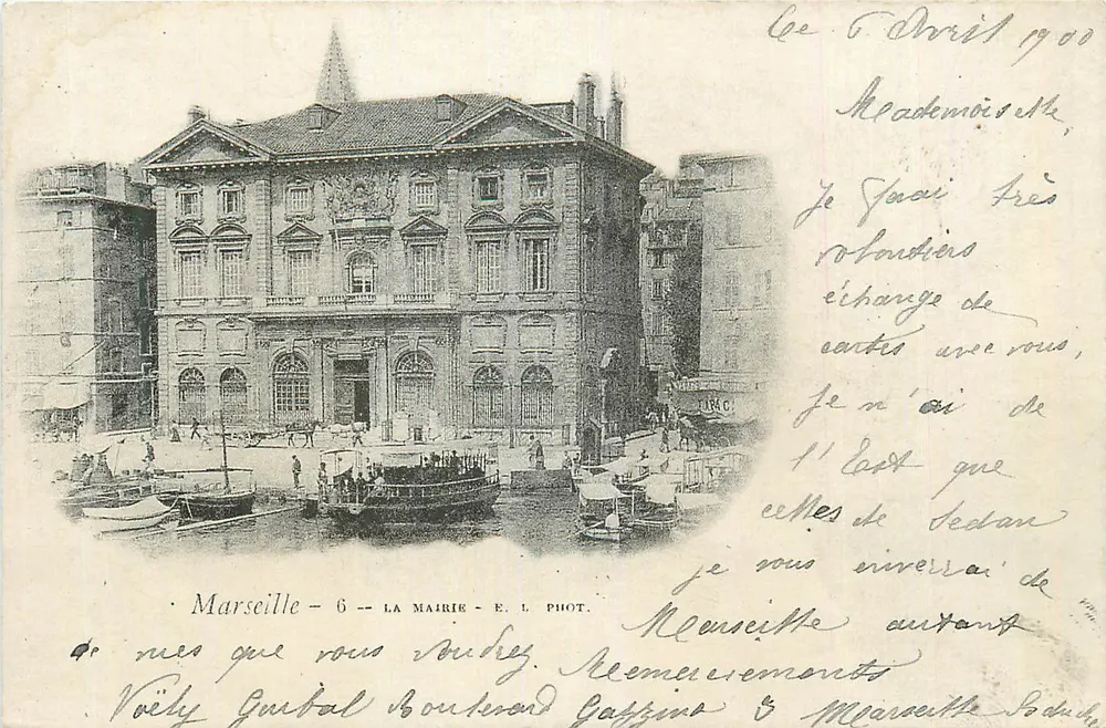 Marseille — 6 — LA MAIRIE — E. L. PHOT. - Vorderseite