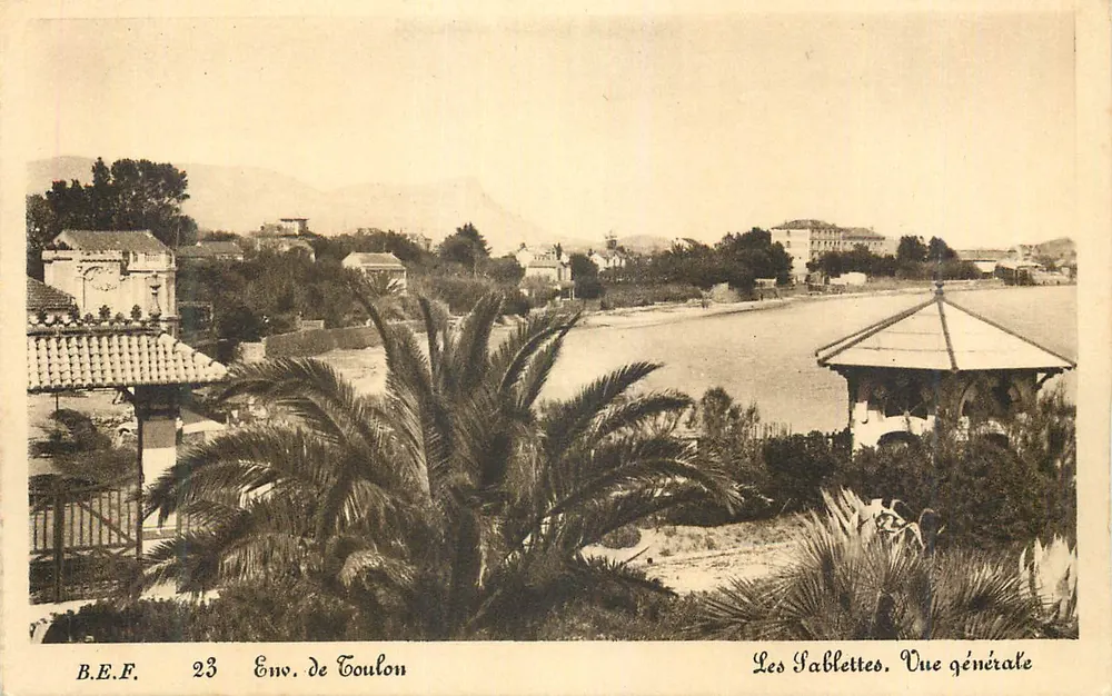 Les Sablettes — Vista geral — Env. de Toulon - Frente