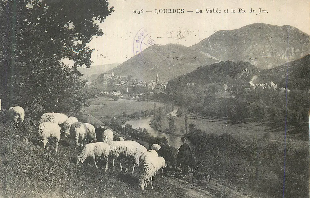 Lourdes — La Vallée et le Pic du Jer — anonymer Verlag, Nr. 2636 - Vorderseite