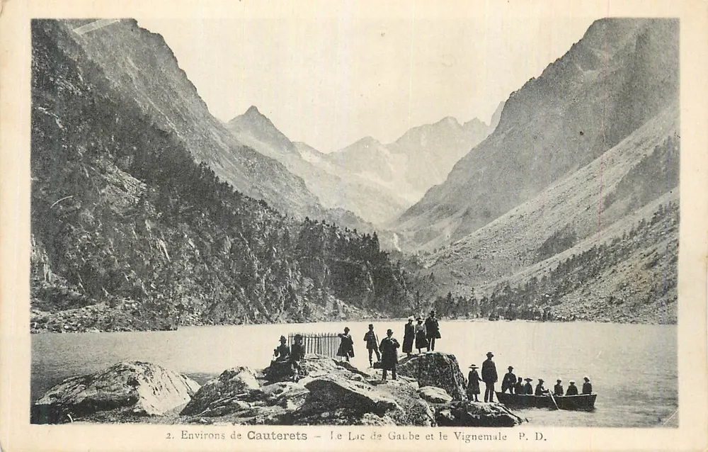 Umgebung von Cauterets — See Gaube und Vignemale — P. D. - Vorderseite