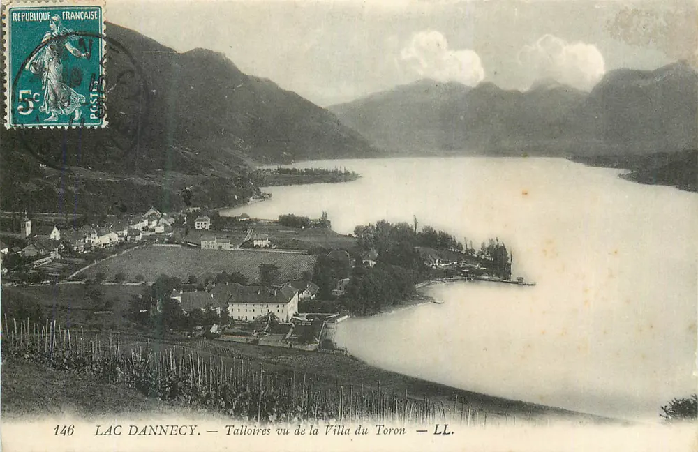 Lac Dannecy — Talloires von der Villa du Toron aus gesehen — LL. — 146 - Vorderseite
