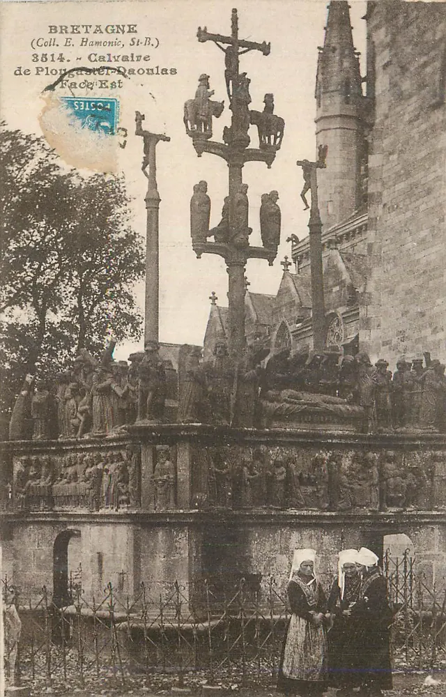 Calvaire de Plougacluas — Bretagne — Sammlung E. Hamonic, St-B. — n° 3514 - Vorderseite