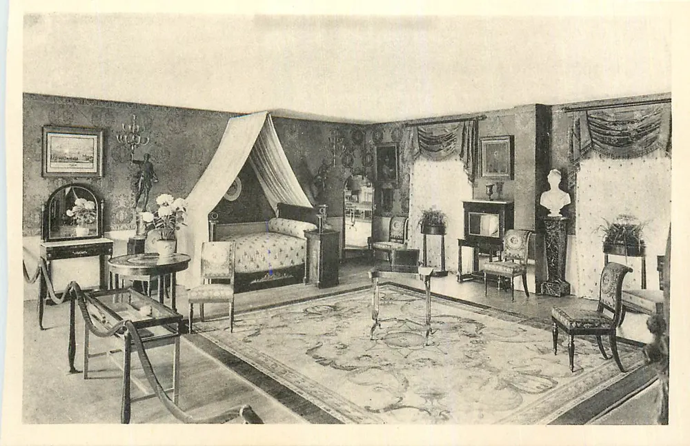 Luxuriöses Schlafzimmer — reich verziertes Interieur — Verlag unbekannt - Vorderseite