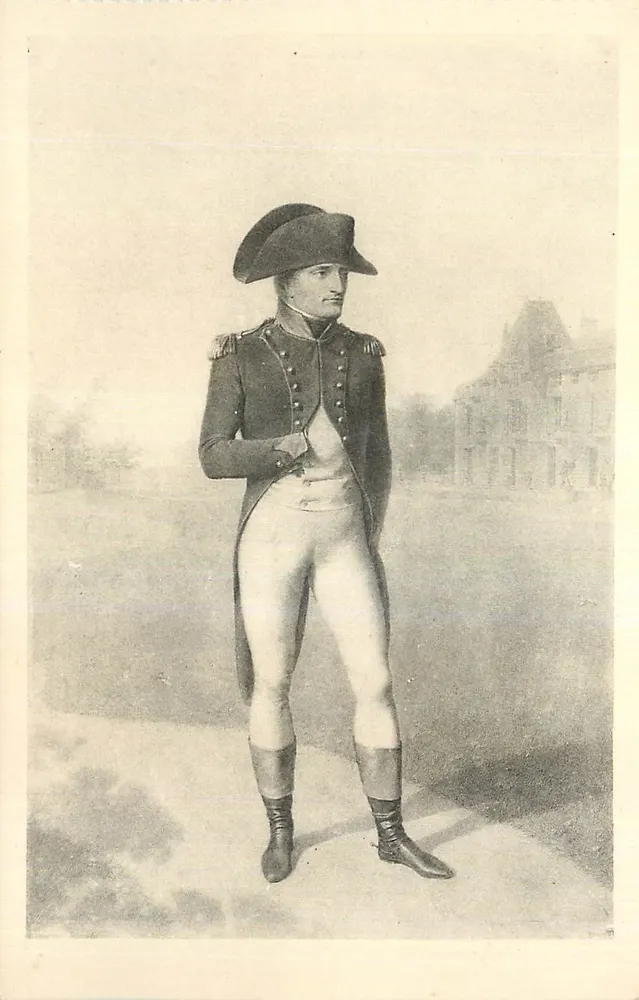 Napoleon Bonaparte — in militärischem Uniform — Gravur - Vorderseite