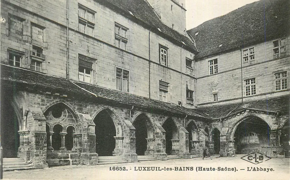 Luxeuil-les-Bains (Haute-Saône) — A Abadia — CLE, n° 16652 - Frente