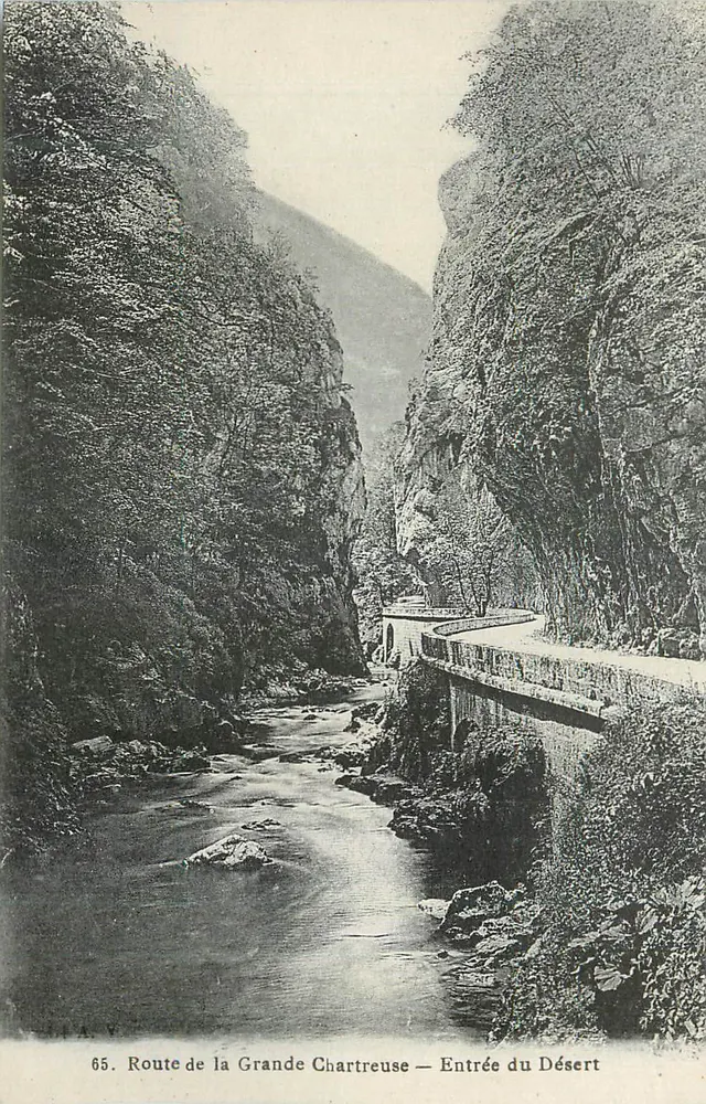 Route der Grande Chartreuse — Eingang in den Wüsten — A.Y. n°65 - Vorderseite