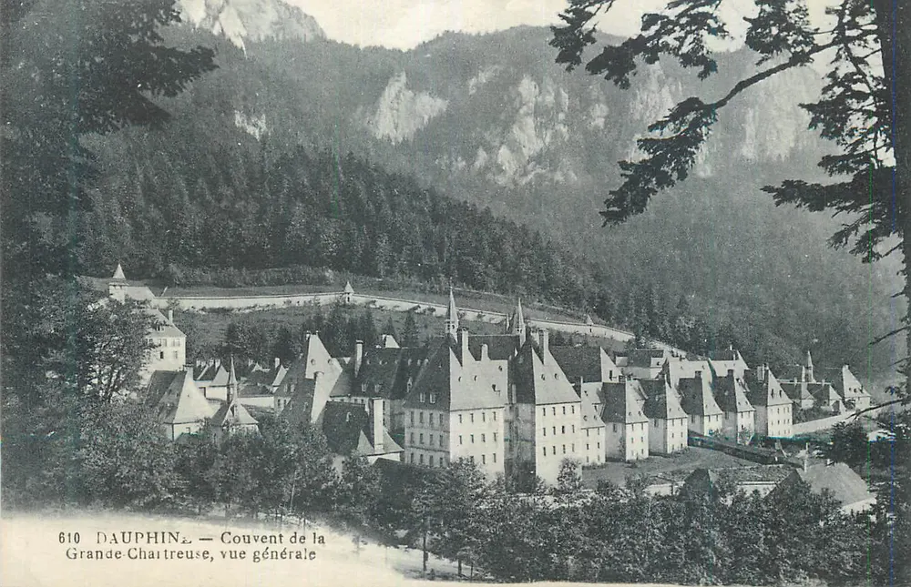 Dauphiné — Convento da Grande-Chaîtreuse, vista geral — n° 610 - Frente