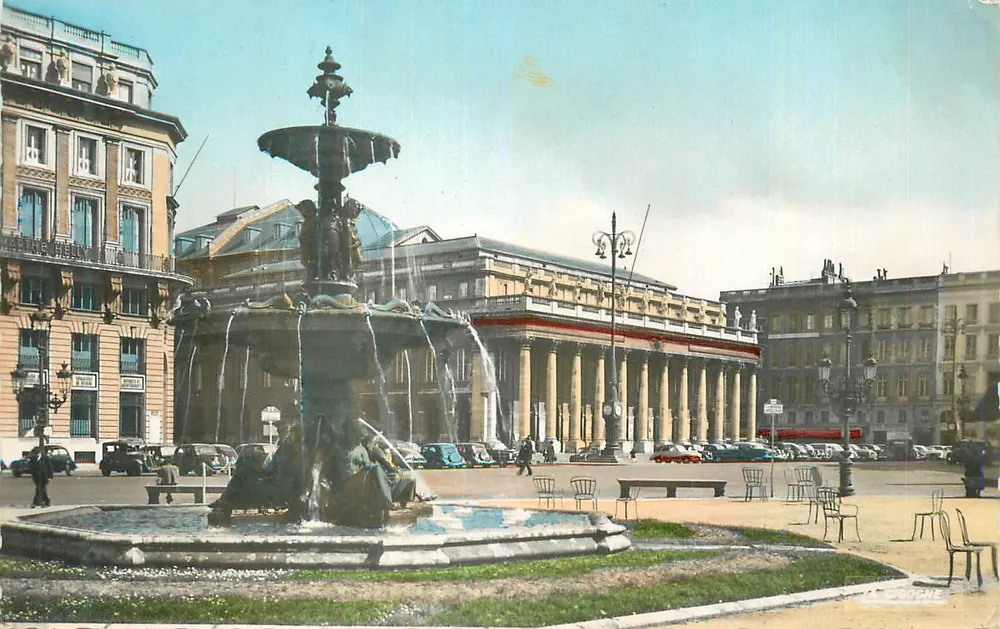 Fontaine da praça da Concorde — Paris — editada por La Croche - Frente