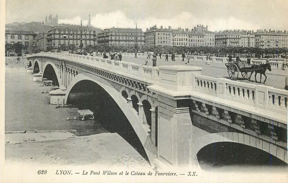 LYON — Brücke Wilson und Hügel Fontrière — XX. - Vorderseite