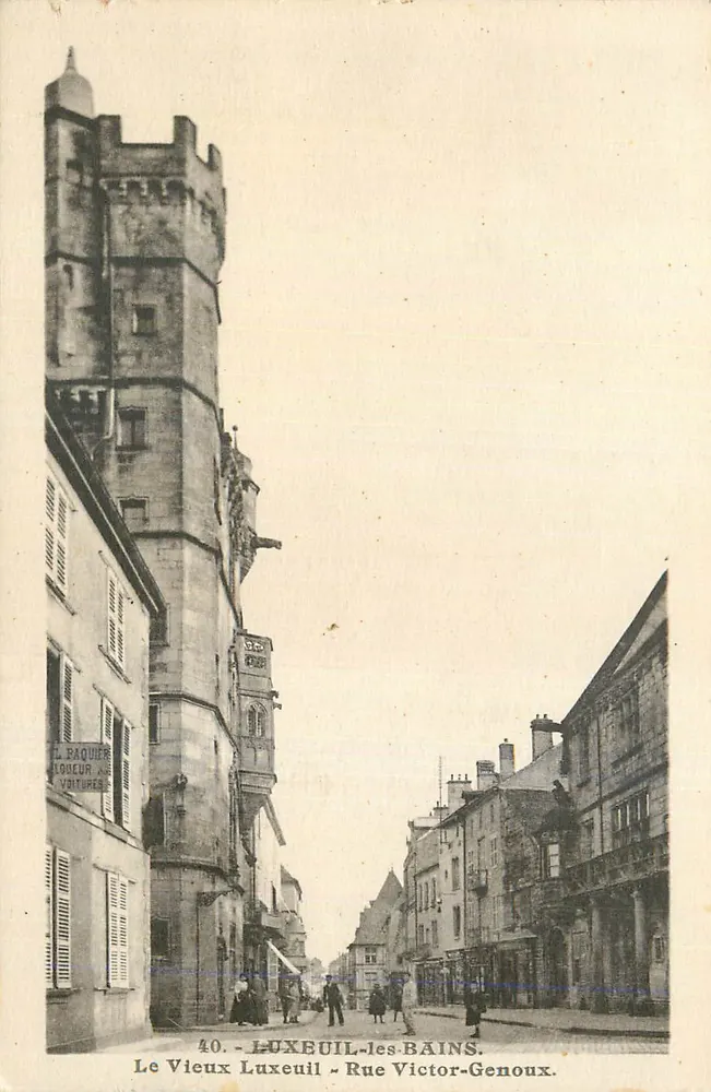 Das alte Luxeuil — Rue Victor-Genoux — L. Baquier, Verlag, Nr. 40 - Vorderseite
