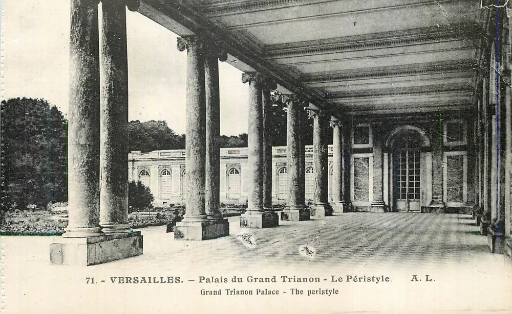 Versailles — Schloss des Großen Trianons — Der Peristyl — A.L. n°71 - Vorderseite