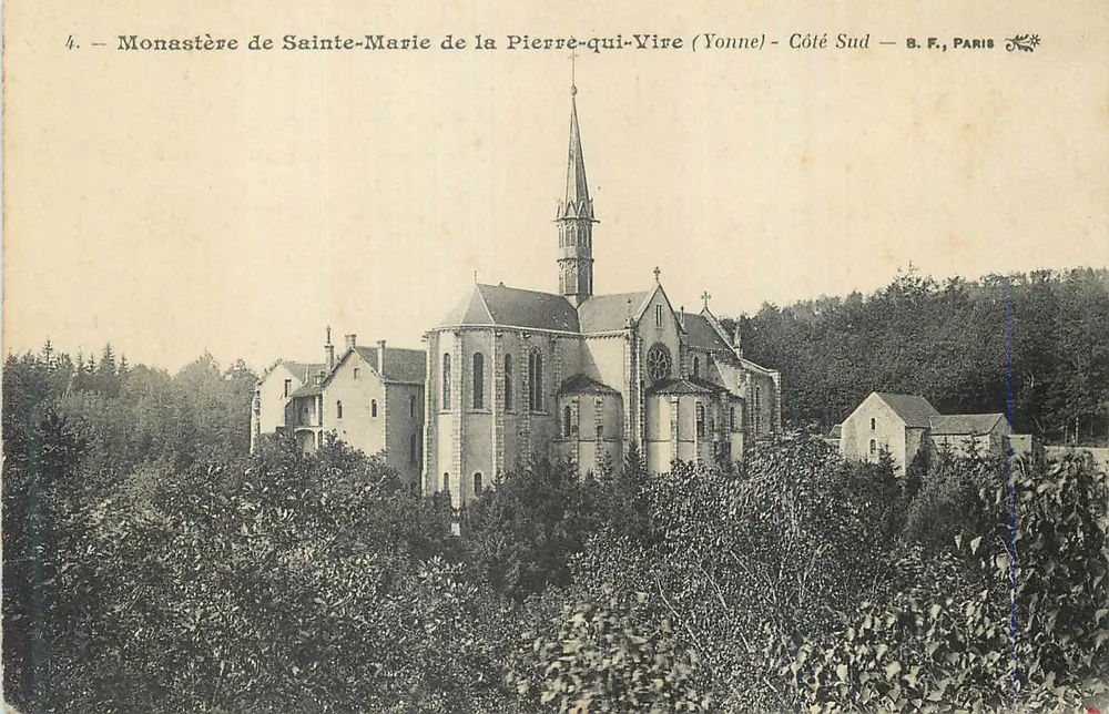 Kloster Sainte-Marie de la Pierre-qui-Vire (Yonne) — Südseite — B.F., PARIS - Vorderseite