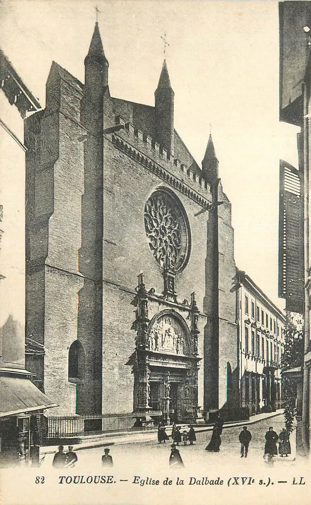 Toulouse — Kirche der Dalbade (16. Jahrhundert) — LL - Vorderseite