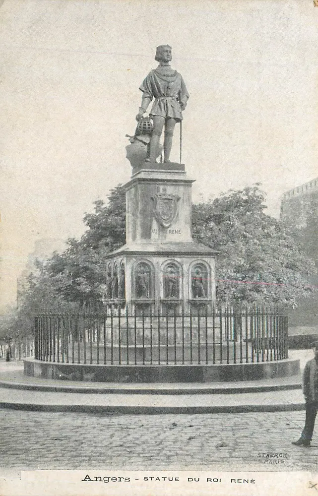Angers - Estátua do Rei René — Staerck Paris - Frente