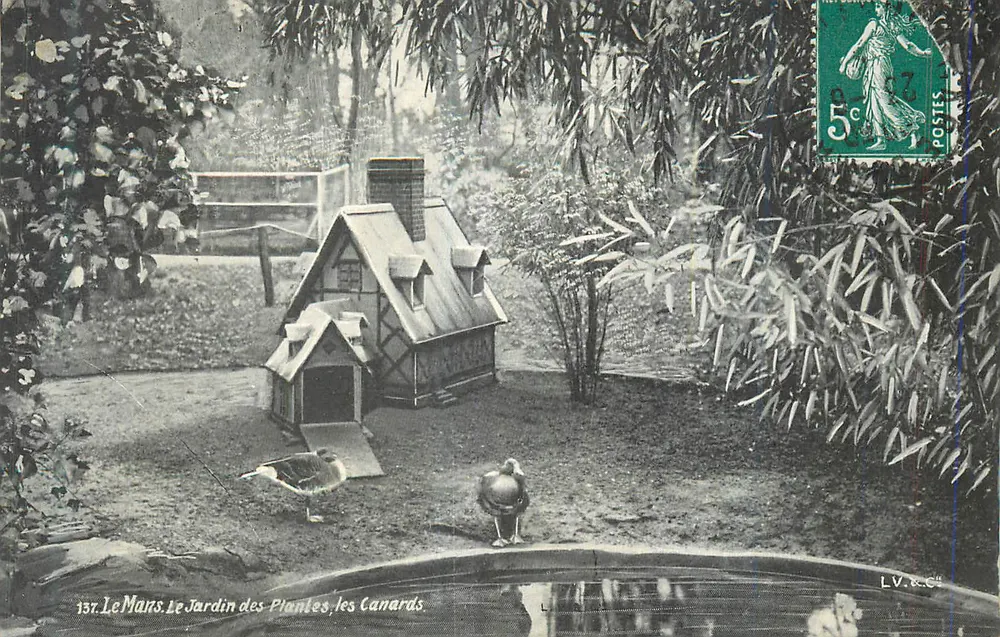 Le Mans. Der Botanische Garten, die Enten — LV. & Cie, Nr. 137 - Vorderseite