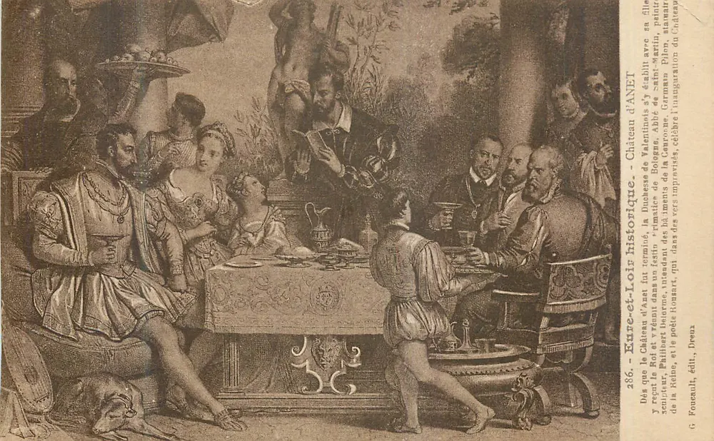 Castelo de Valentinois — Inauguração — G. Fonceault, editor Dreux - Frente