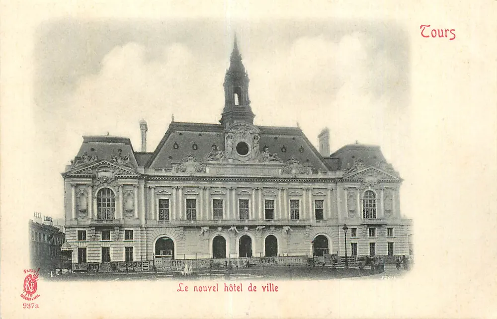 Das neue Rathaus — Tours — Paris, Verlag 'La Poste' n° 937a - Vorderseite