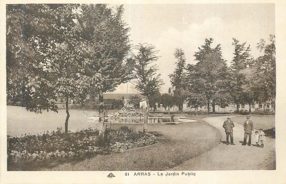 Arras - O Jardim Público — editor ARA, n° 81 - Frente