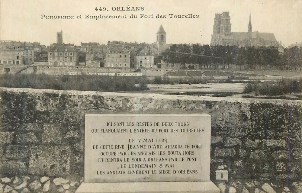 Orléans — Lage des Forts des Tourelles — Panorama — Verlag: Nr. 449 - Vorderseite