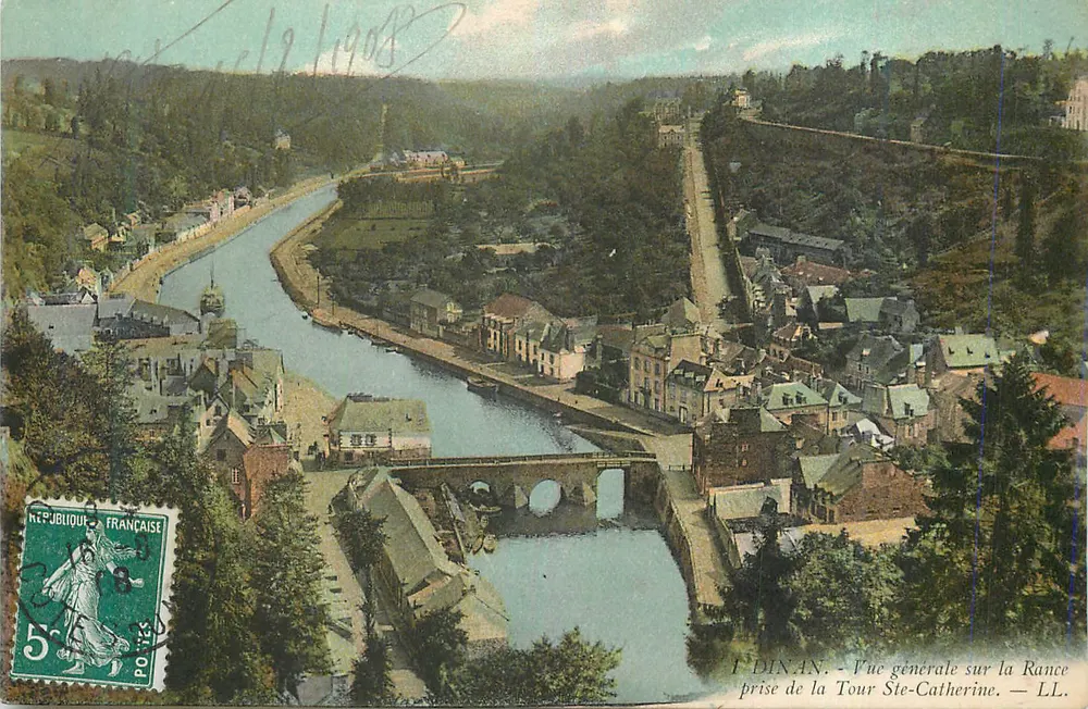 Dinan - Allgemeiner Blick auf die Rance von der Ste-Catherine-Turm — LL. - Vorderseite