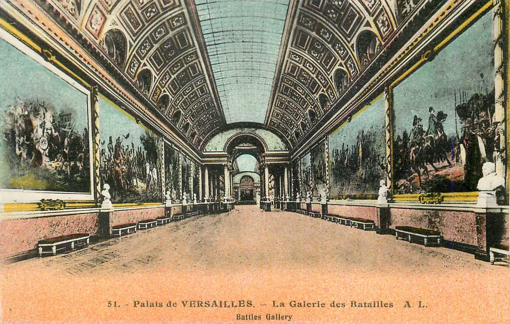 Schloss VERSAILLES — Die Schlachtengalerie — A.L. n°51 - Vorderseite