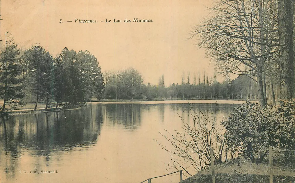 Vincennes - O Lago dos Mínimos — J. C., editor, Montreuil - Frente
