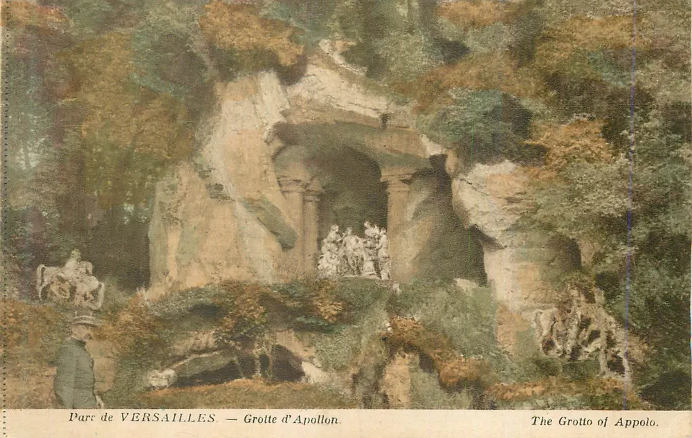 Parque de VERSAILLES — Gruta de Apolo — Editor não visível - Frente