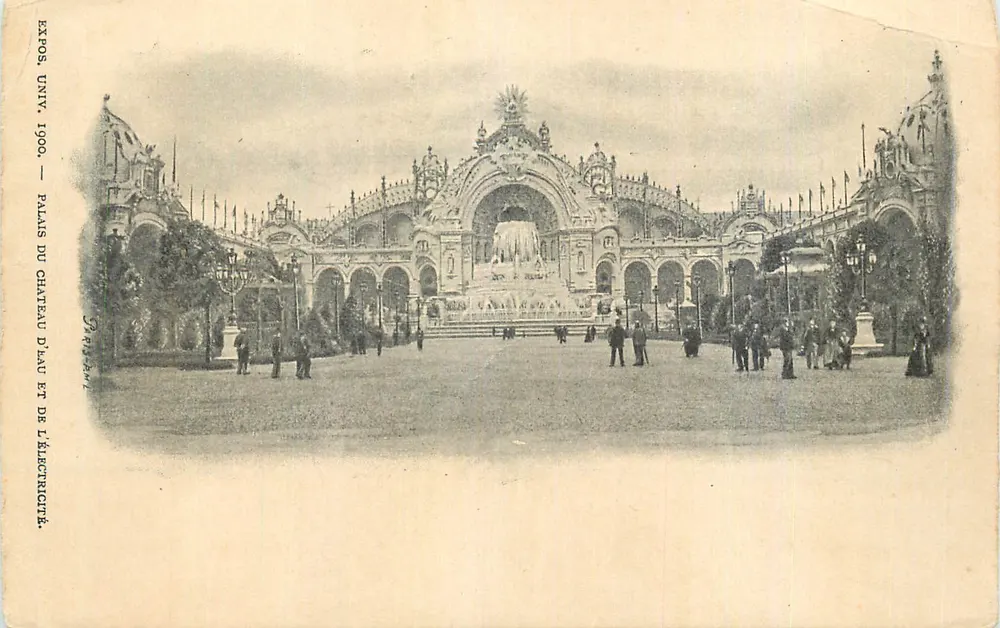 Palais du Château d'au et de l'Électricité — Exposition Universelle 1900 - Recto