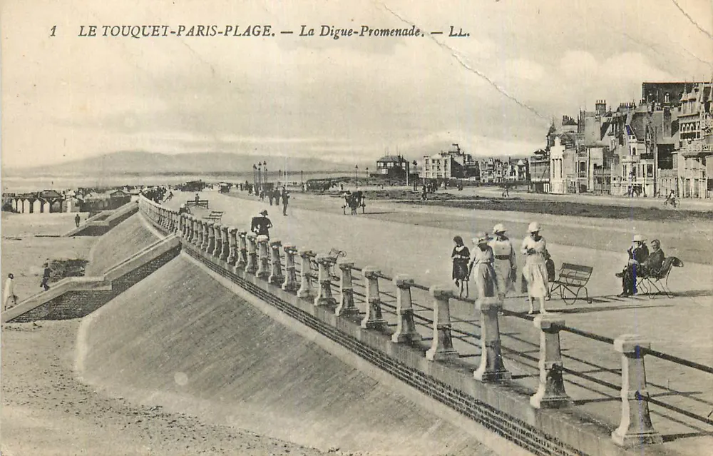 Le Touquet-Paris-Plage — La Digue-Promenade — LL. - Recto