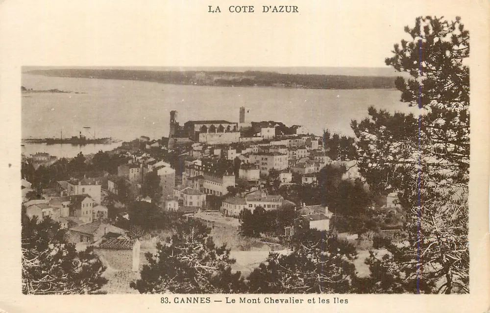 GANNES — Mont Chevalier und die Inseln — Die Côte d'Azur - Vorderseite