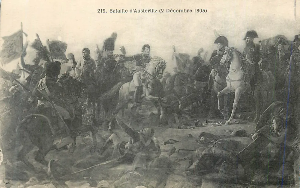 Batalha de Austerlitz — 2 de Dezembro de 1805 — Éditions de la Poste, n° 212 - Frente
