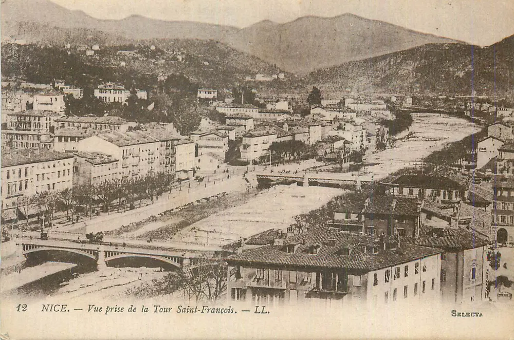 Nice — Vue prise de la Tour Saint-François — LL. — Selecta - Recto