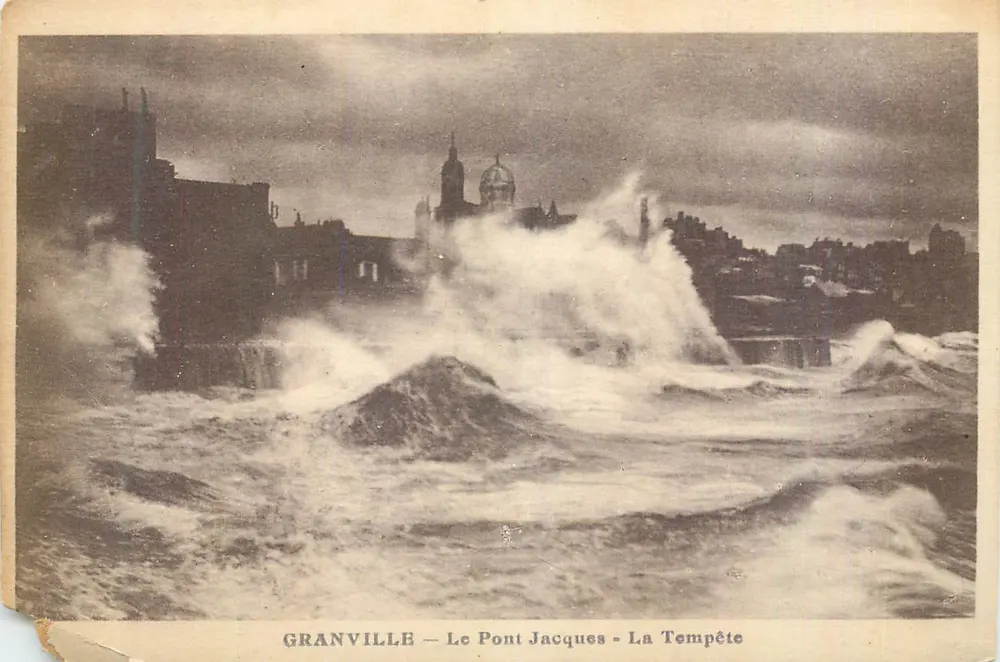 Granville — O Ponte Jacques — A Tempestade - Frente