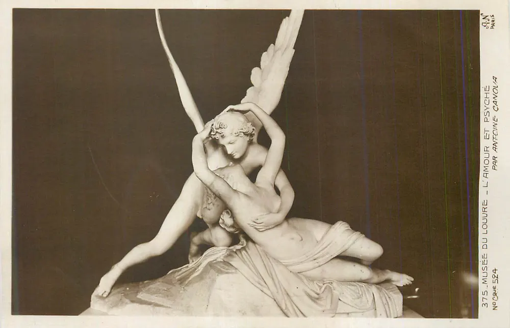 L'Amour et Psyché — Musée du Louvre — par Antoine Canova - Recto