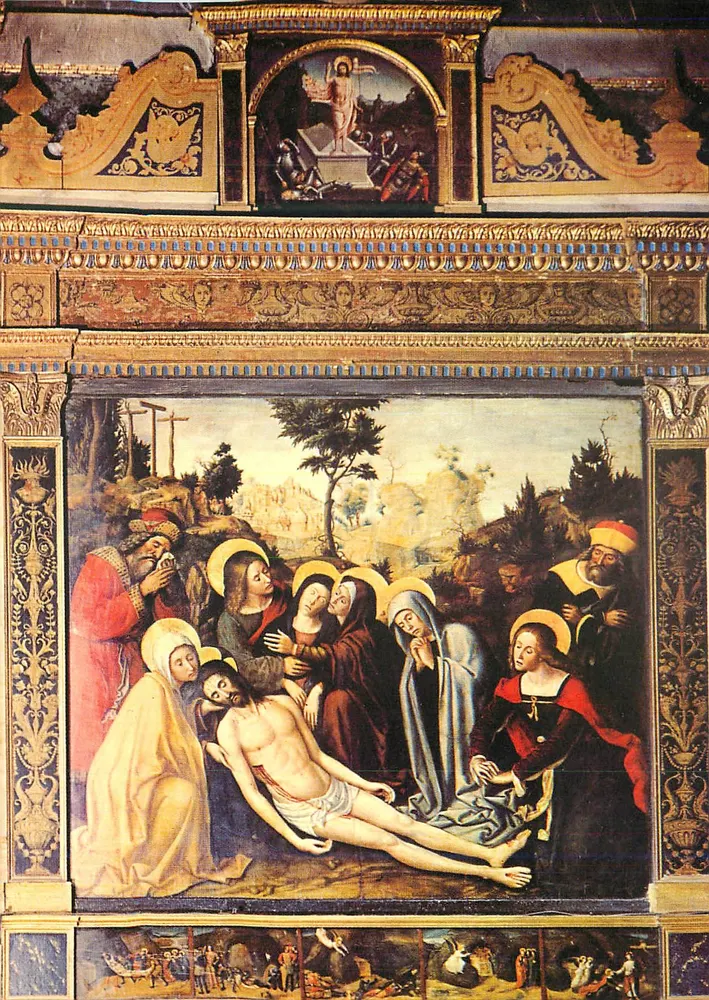 La Pietà — Szene der Abstieg von der Kreuz — unbekannter Verleger, Seriennummer nicht lesbar - Vorderseite