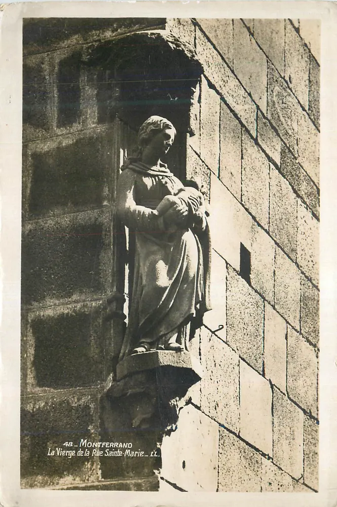 Die Jungfrau der Straße Sainte-Marie — Montferrand - Vorderseite