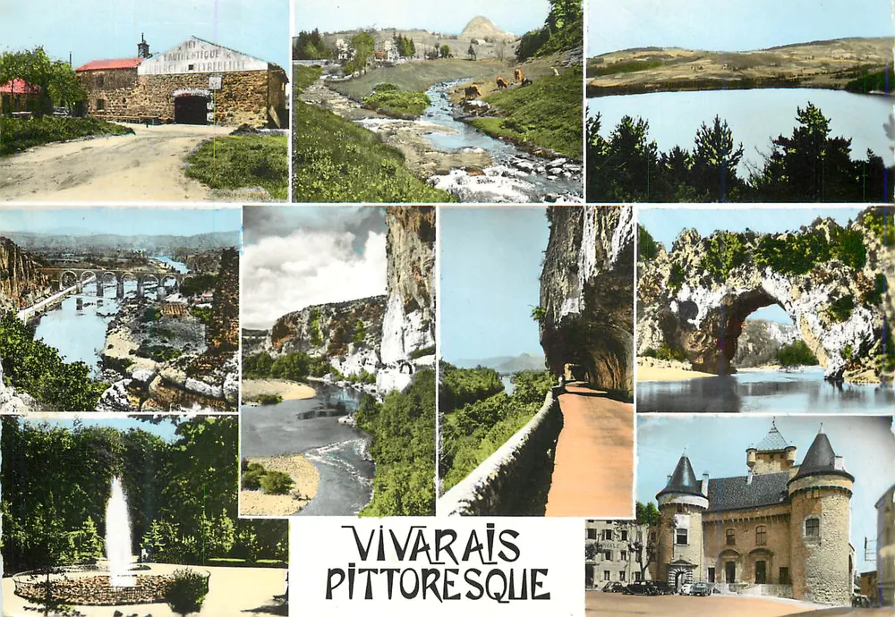Pittoreskes Vivaraïs — Panoramablick — Verlag nicht sichtbar - Vorderseite