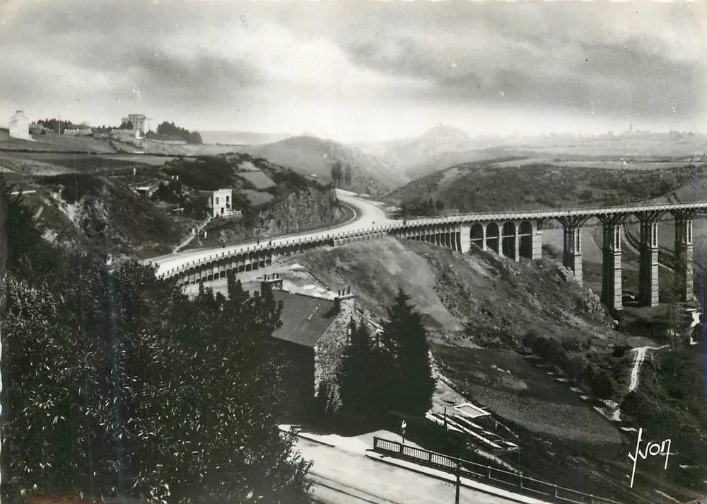 Eisenbahnbrücke — Panoramablick — unbekannter Verlag, Seriennummer 9 - Vorderseite