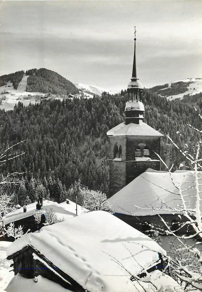 Kirche Sainte-Marie-de-Cuiseaux — Winteransicht — Verlag nicht sichtbar - Vorderseite