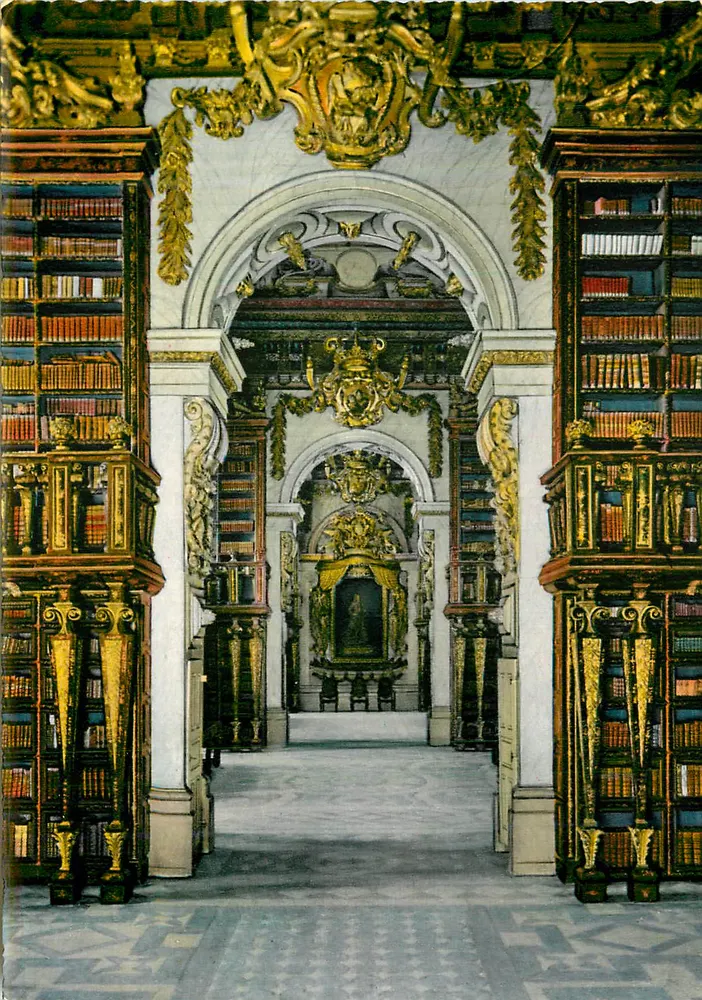 Biblioteca Real — Interior barroco — Editor não visível - Frente