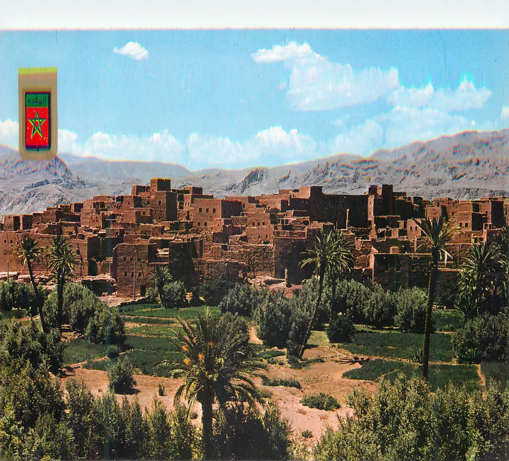 Chef-lieu da região de Marrakech — vista panorâmica — editor não identificável - Frente